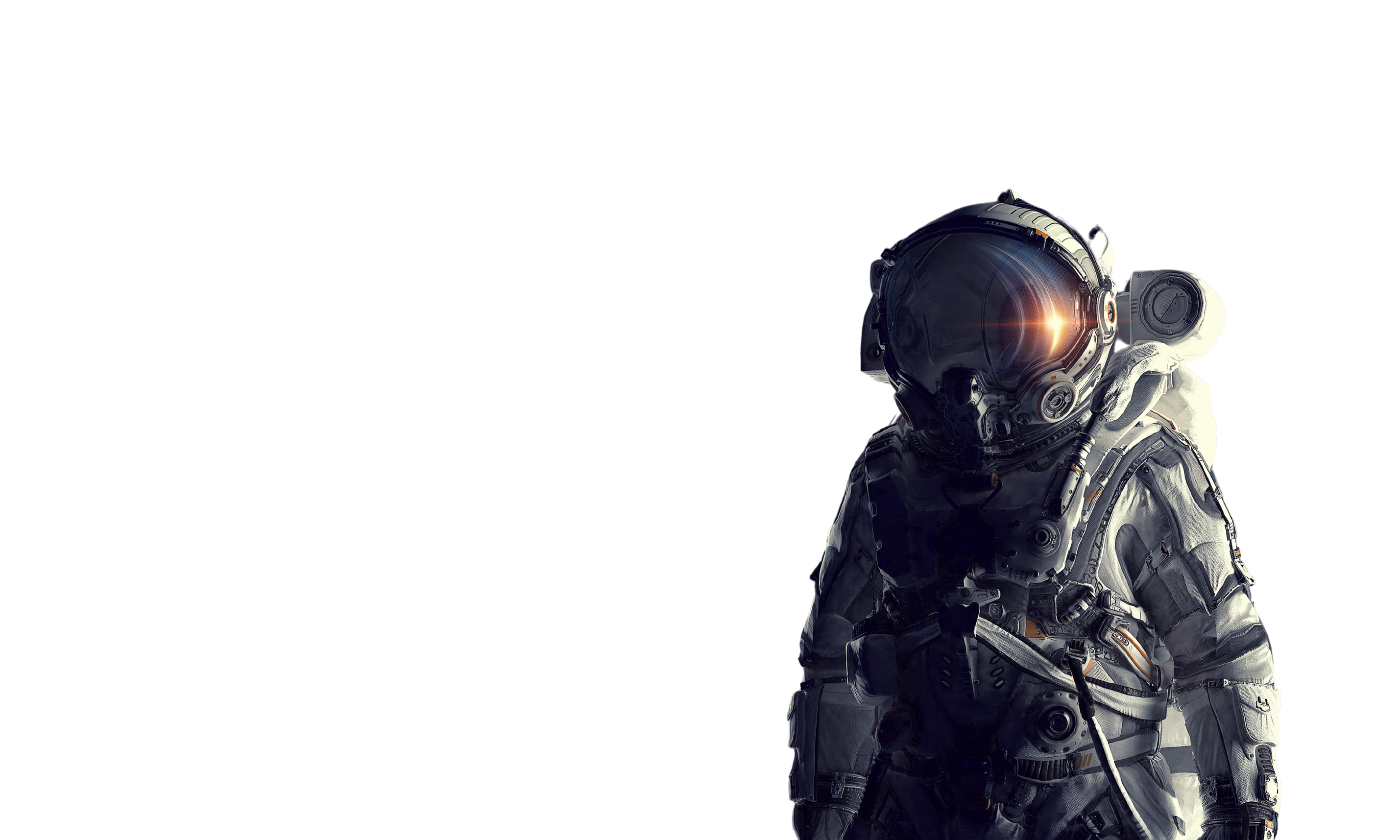 Astronaut Explorer In Space