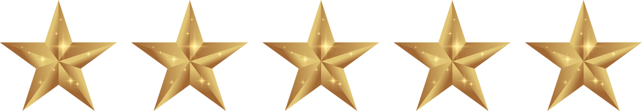 Five Stars Rating Icon
